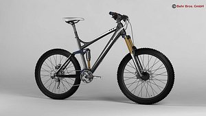 3d model generic mountain bike