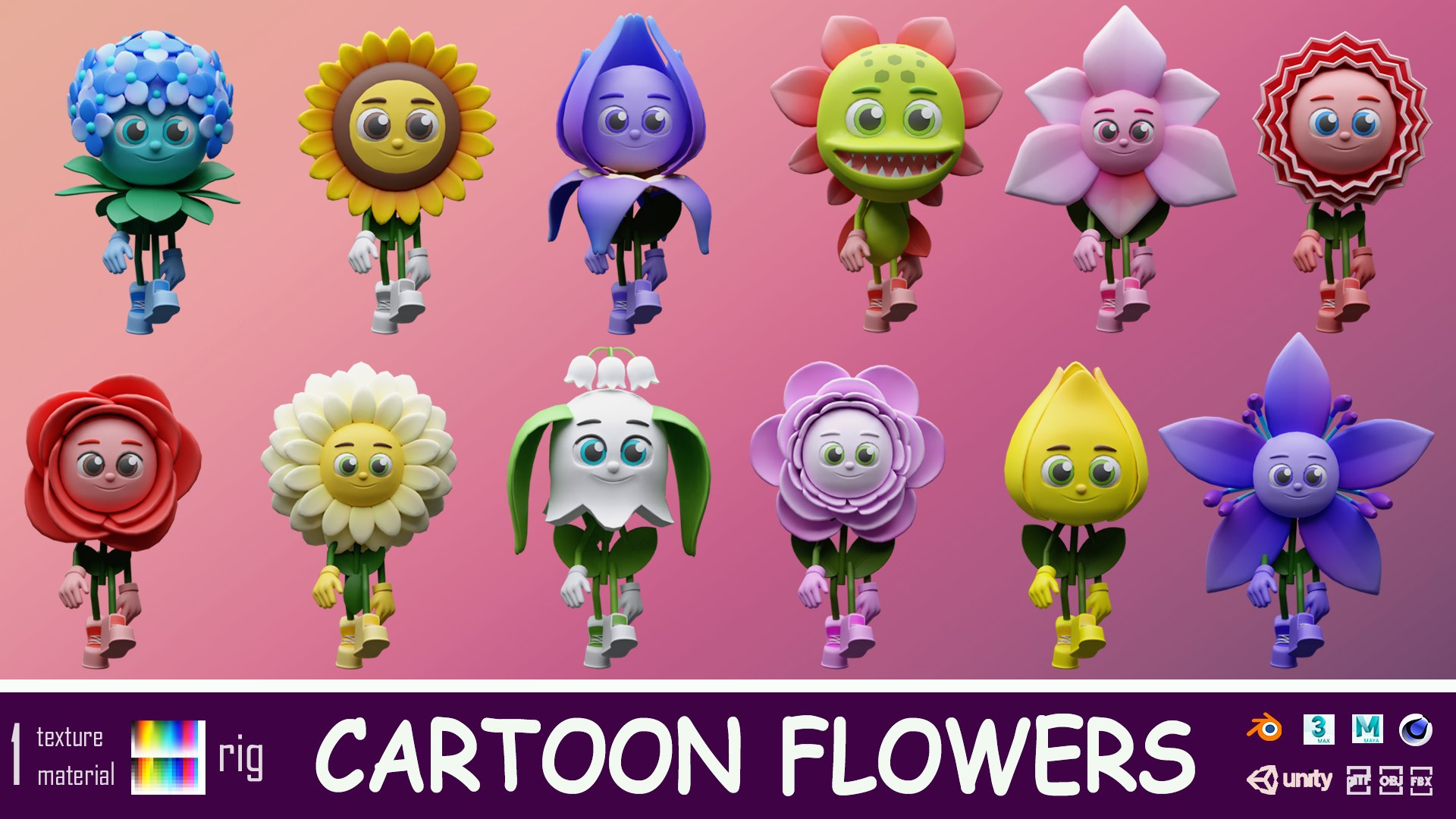 Cartoon character flowers 3D https://p.turbosquid.com/ts-thumb/od/eSWgPH/Eb/1/png/1752773711/1920x1080/fit_q87/c72b77c084623908c5fa446b3758e4c9457d817d/1.jpg