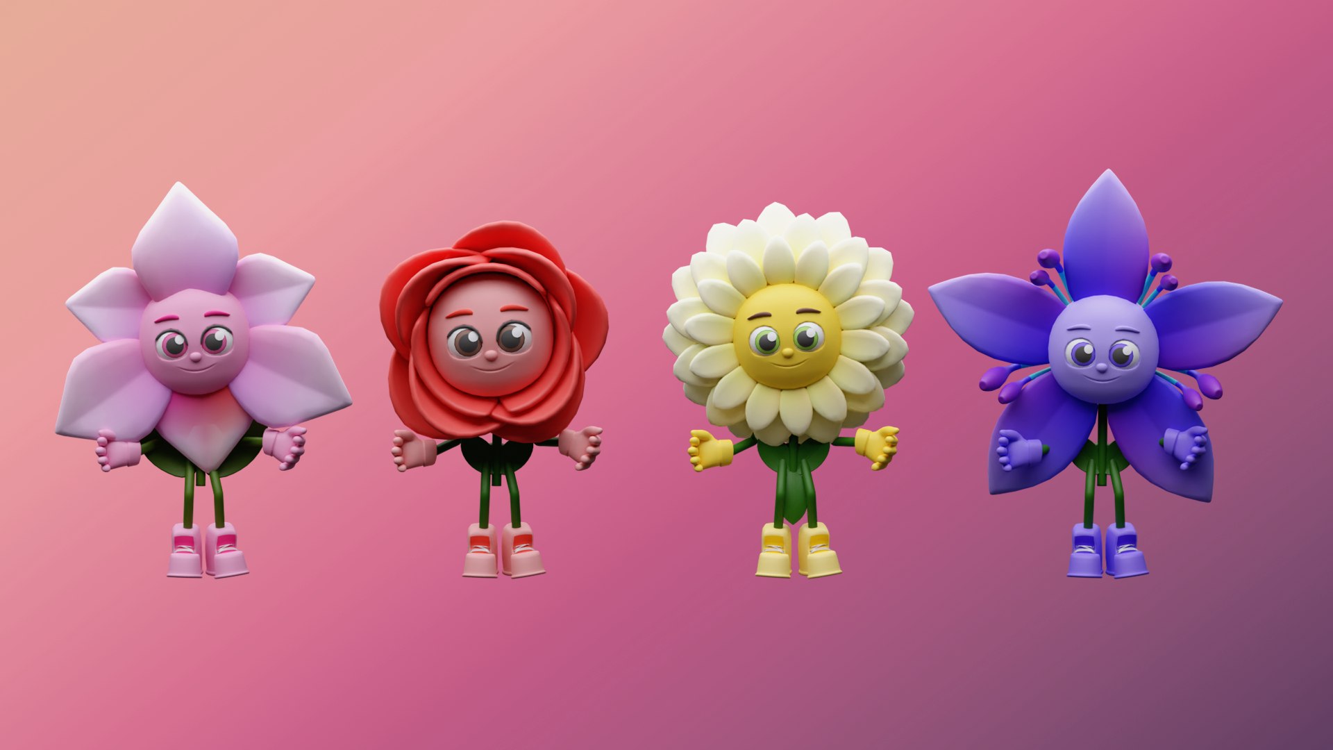 Cartoon character flowers 3D https://p.turbosquid.com/ts-thumb/od/eSWgPH/Qk/5.3/png/1752773705/1920x1080/fit_q87/8eafd684dc2c22041aca833520c631e893d81b79/5.3.jpg