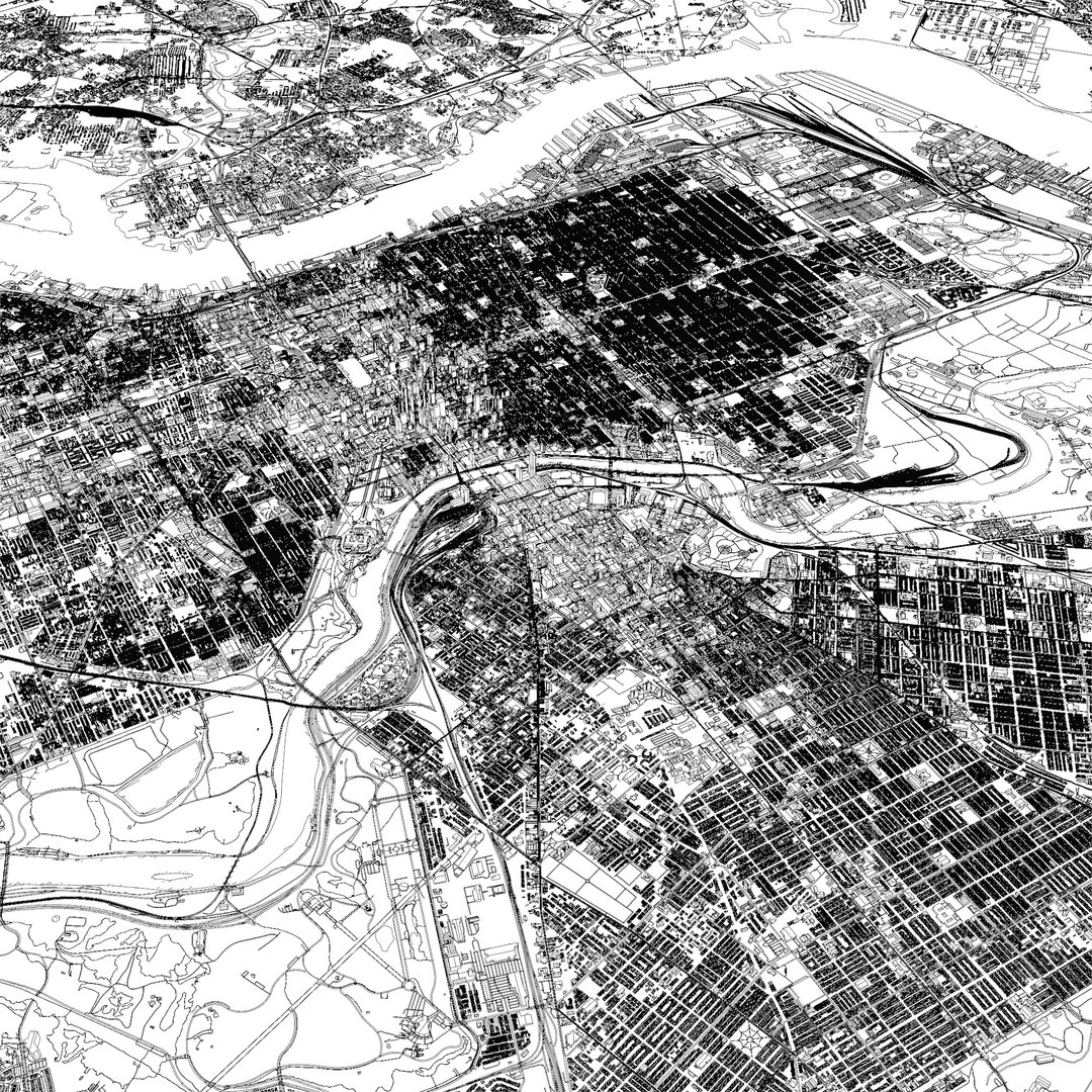 Philadelphia USA In 20 Km X 20 Km - City And Urban Model - TurboSquid ...