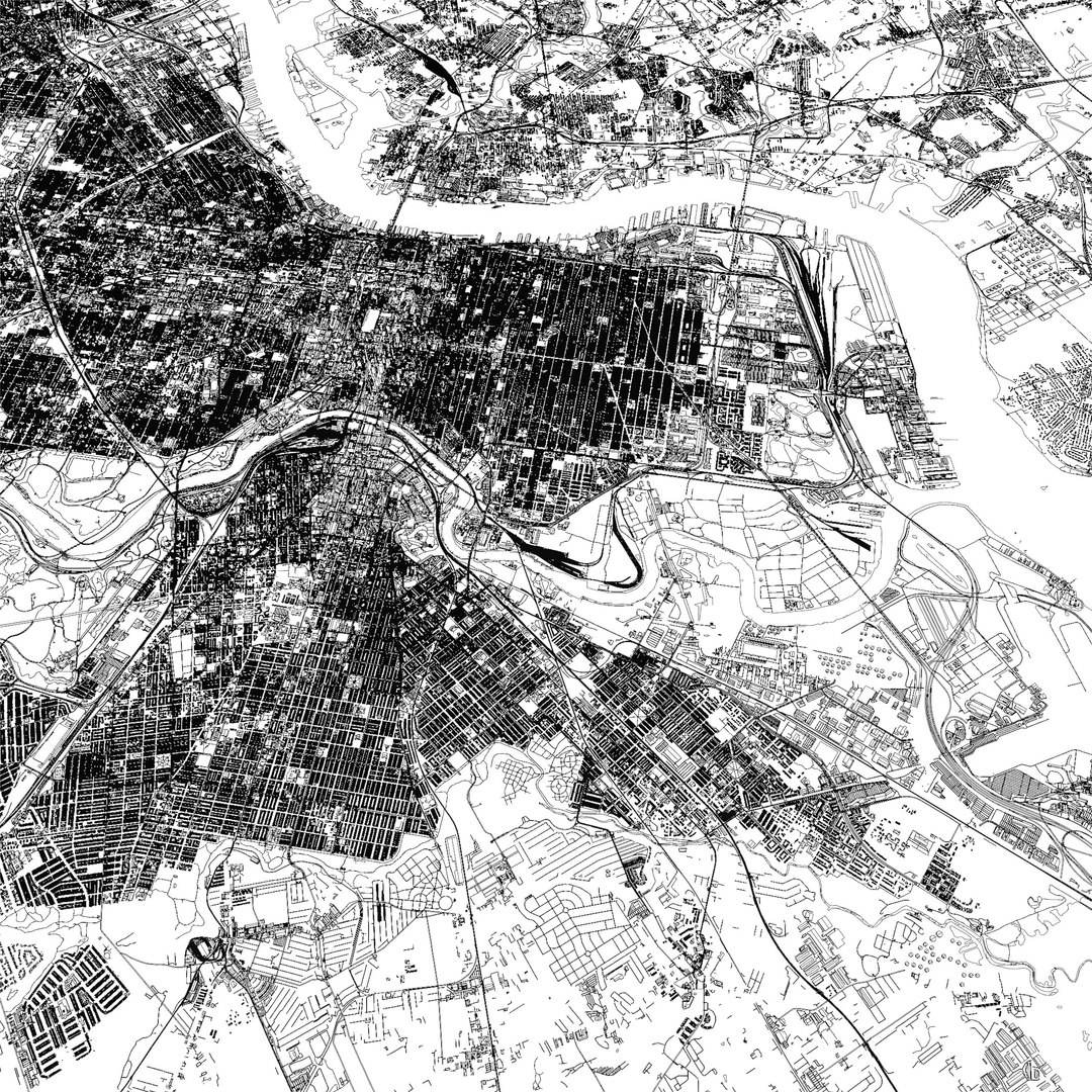 Philadelphia USA In 20 Km X 20 Km - City And Urban Model - TurboSquid ...
