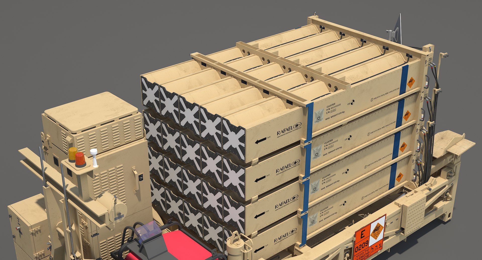 Iron Dome System And Tamir Missile 3D Model TurboSquid 2037721