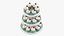 Cake Table Decor Set 3D model