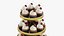 Cake Table Decor Set 3D model
