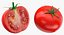 Tomaten und Gurken ganz und geschnitten 01 - 4 Modelle