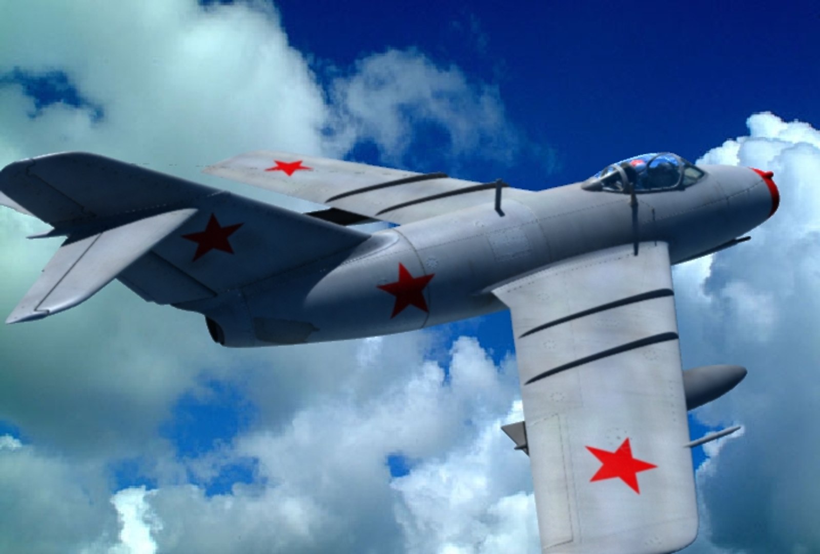 mig-15 russian 3d model