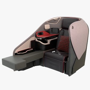 3D business airplane seat singapore