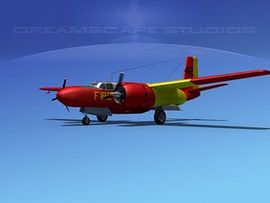 propeller douglas 322 3d model