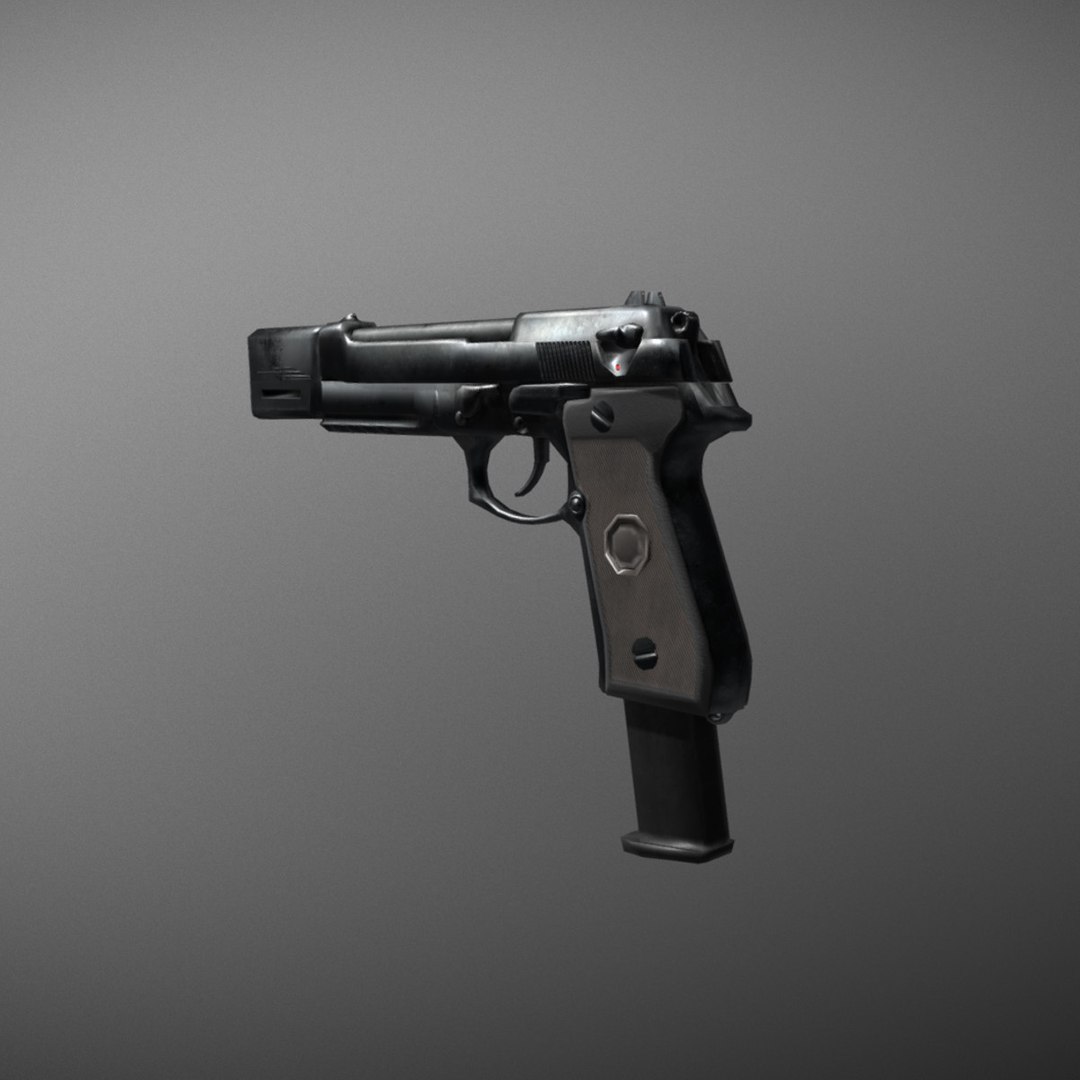 3D Beretta M92 - TurboSquid 1231766