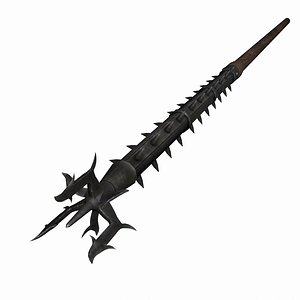 max roman spiked polearm
