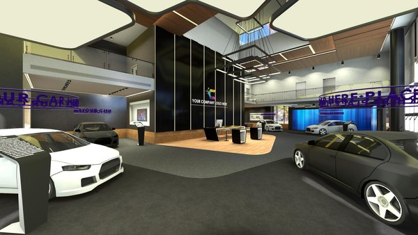 3D Car Showroom 02