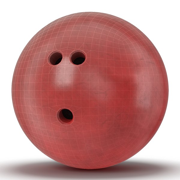 Modello 3D Palla da bowling rossa - TurboSquid 931616
