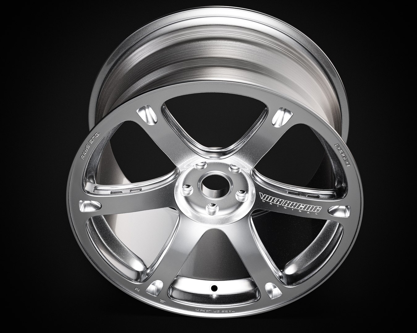 Volk Racing TE037 Dura 3D Model - TurboSquid 2226158
