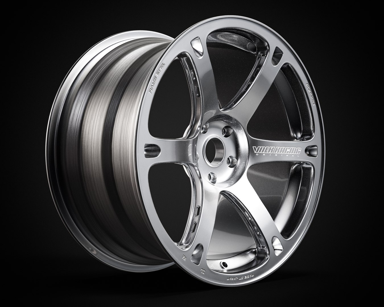 Volk Racing TE037 Dura 3D Model - TurboSquid 2226158
