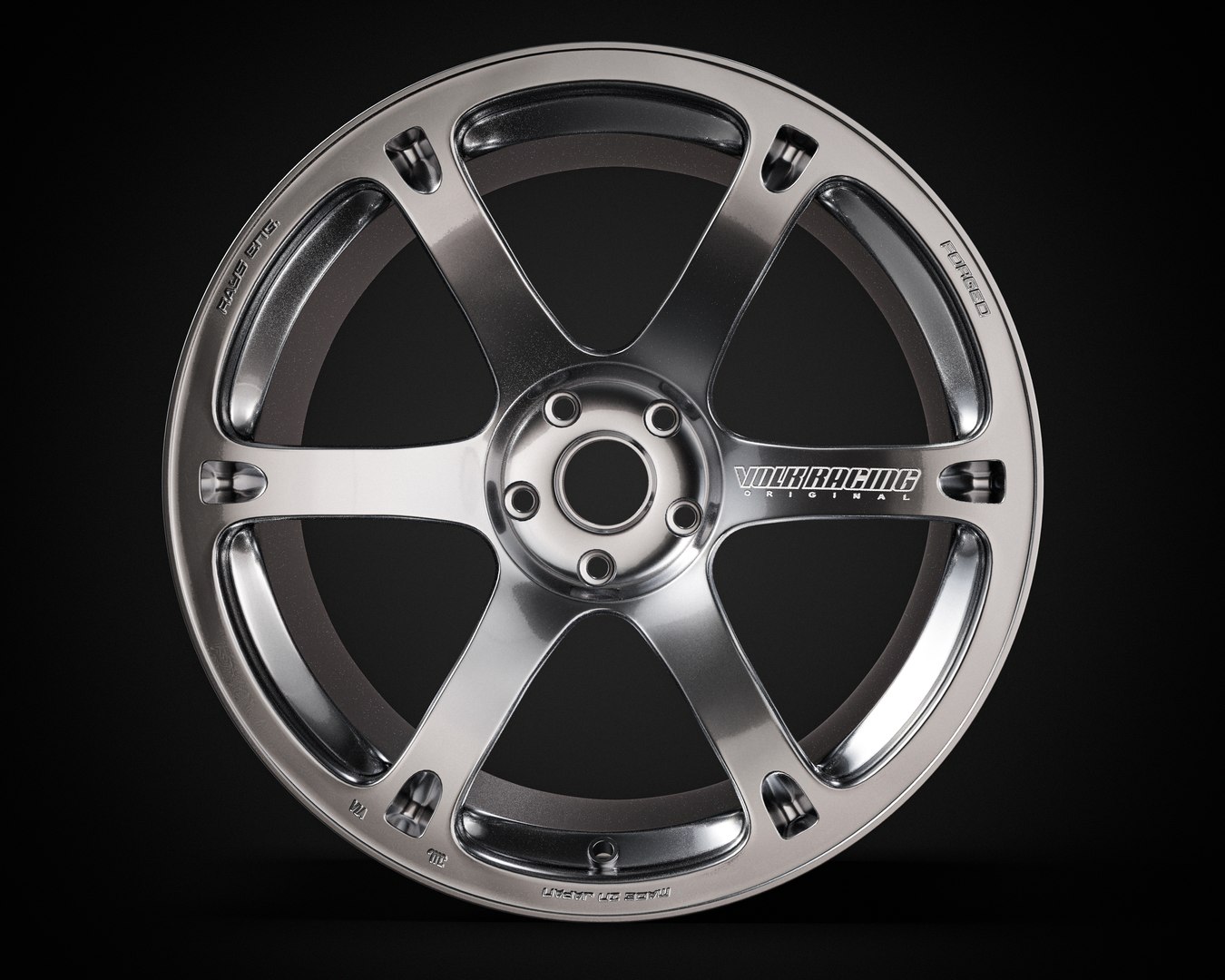 Volk Racing TE037 Dura 3D Model - TurboSquid 2226158