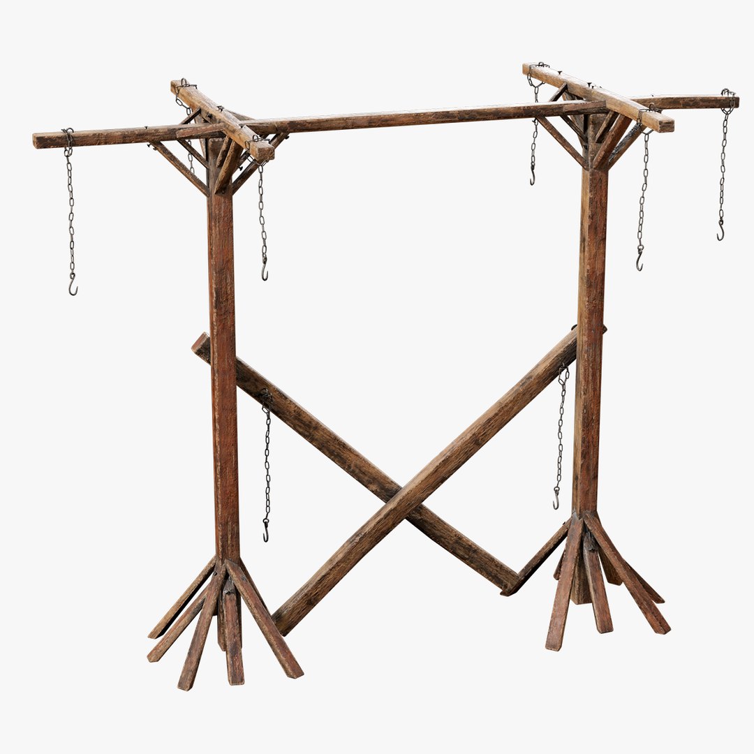 3D Medieval Gallow Pole - TurboSquid 2358005
