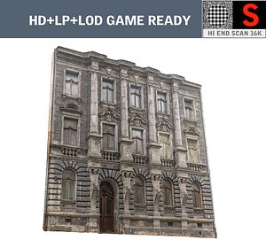 building facade 3d model