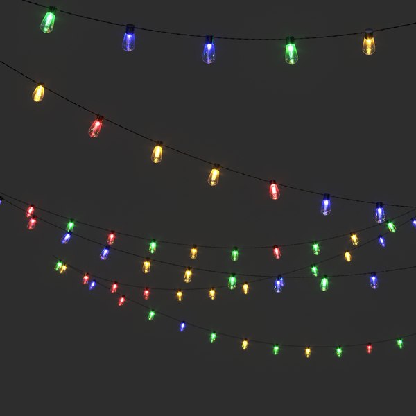 3D Editalorble Garland Color model - TurboSquid 1966595