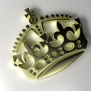 crown emblem 3d model