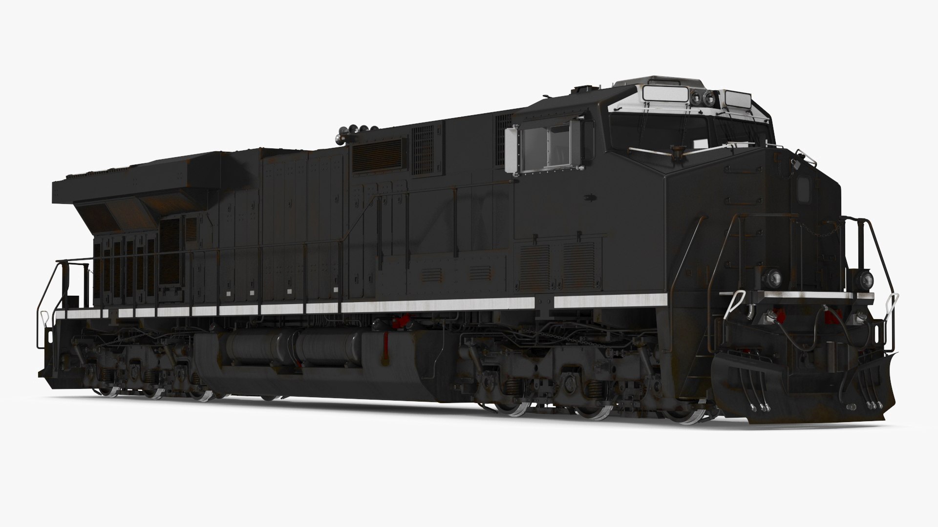 USA Diesel Locomotives 3D model preview