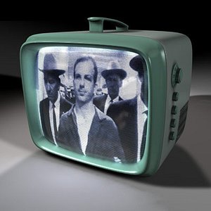 60 s portable tv 3d model