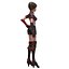 sci-fi girl 3D model
