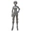 sci-fi girl 3D model