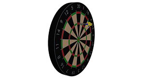 Dart board 3D