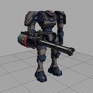 3d model pack cyborg