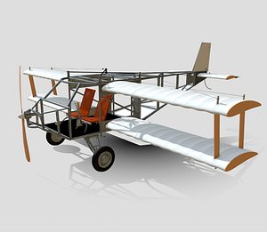 Early  Airplane 3D model
