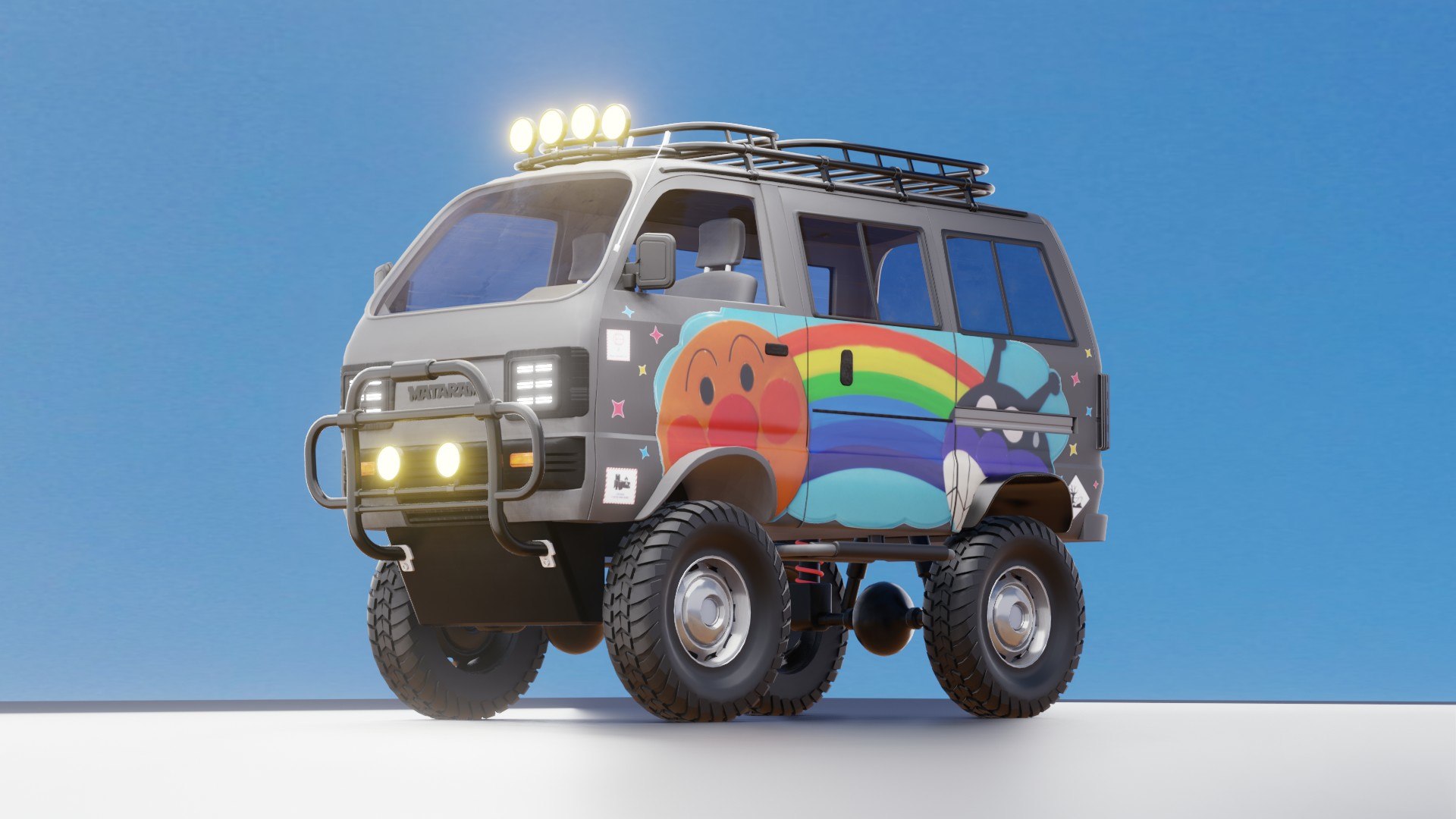 Suzuki Carry Minivan Concept Model TurboSquid 1833043