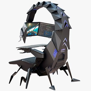 Scorpion Futuristic Gaming Seat PBR