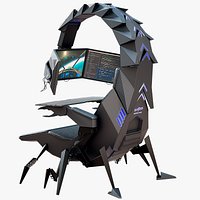Scorpion Futuristic Gaming Seat PBR
