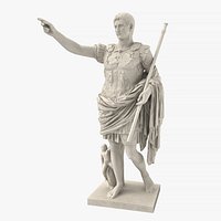 Marble Caesar Augustus 3d Model