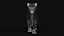 BLACK PANTHER ANIMIERTER XGEN-KERN