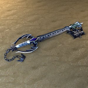 3D oblivion keyblade model