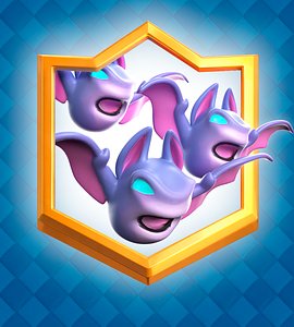 3D Clash Royale Bats Card
