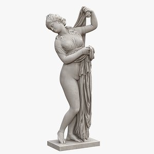 3D model venus callipyge statue