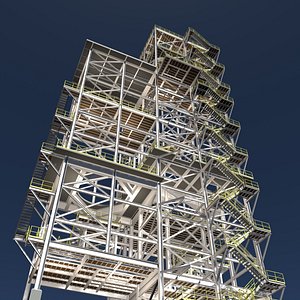 Industrial tower building in structure 26i02