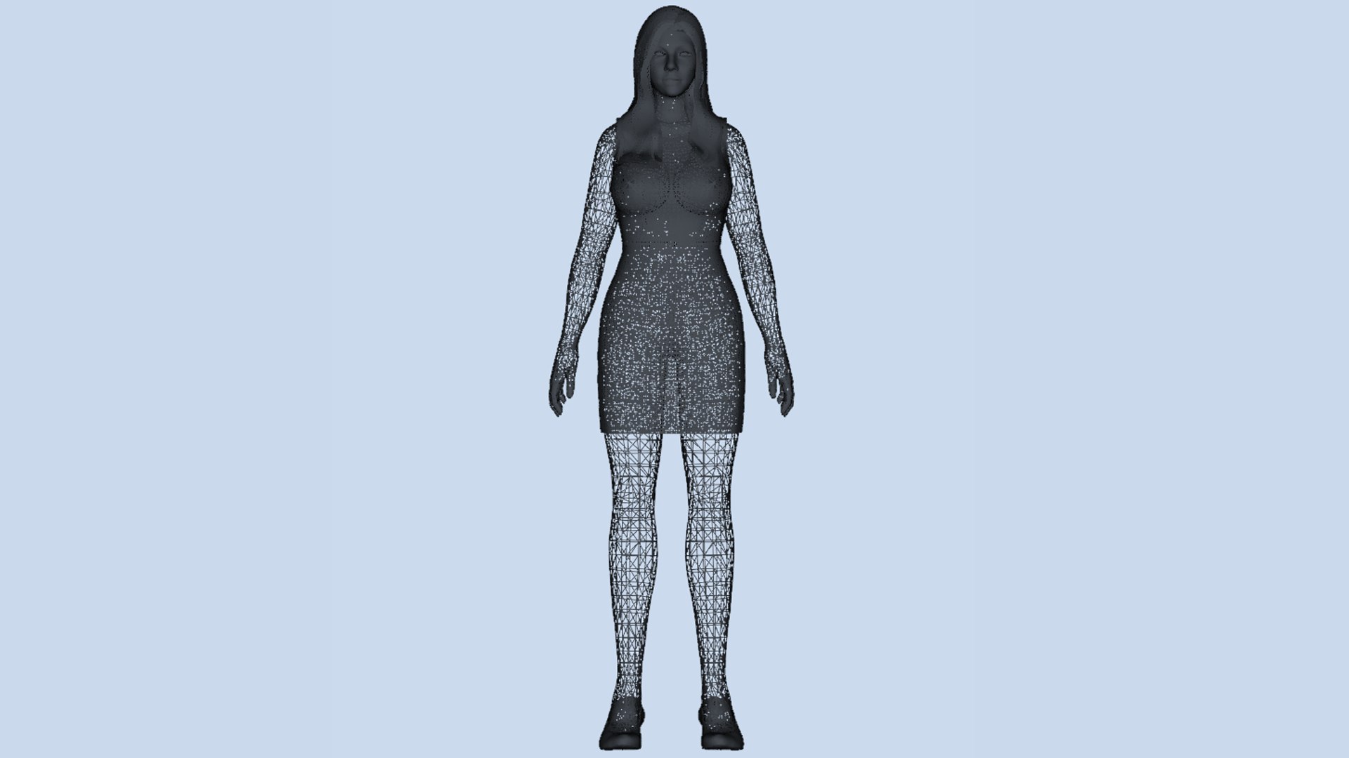 3D VR PBR FEMALE AVATAR CHARACTER HANNAH 3D MODEL CHEAP PRICE ...