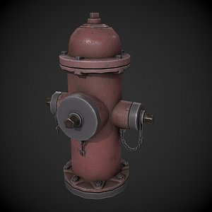 3D Street Fire Hydrant
