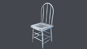 abandoned chair 3d model