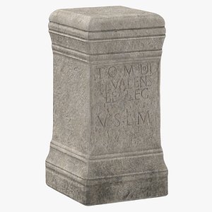 Roman Sacrificial Monument 3D model
