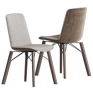 3D 616 dining chair rolf benz model