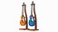 Gibson Les Paul Pair with Display Stands Set