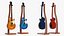 Gibson Les Paul Pair with Display Stands Set