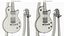 Gibson Les Paul Pair with Display Stands Set