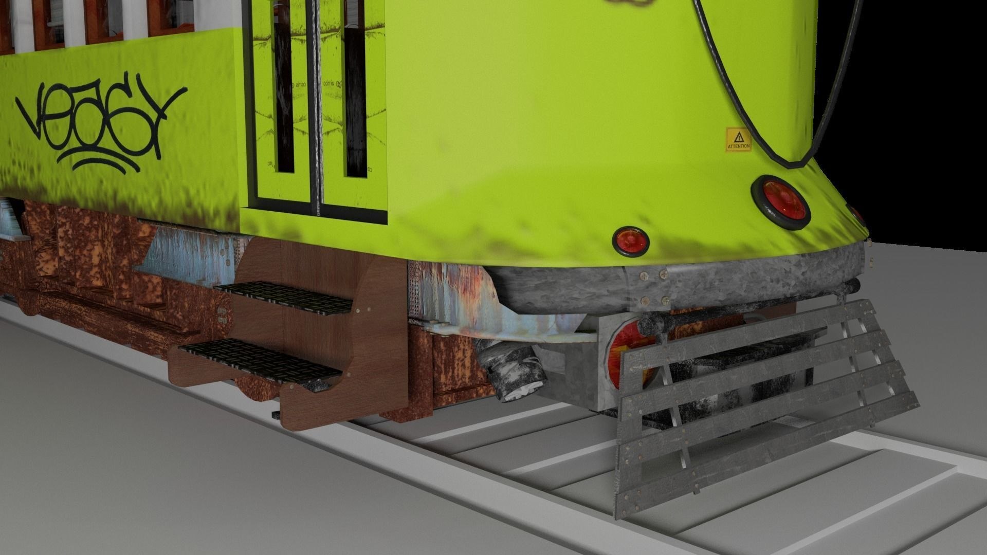 Electric train rails model - TurboSquid 1412889