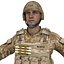 Soldier 1 LOD3 Rigged