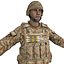 Soldier 1 LOD3 Rigged